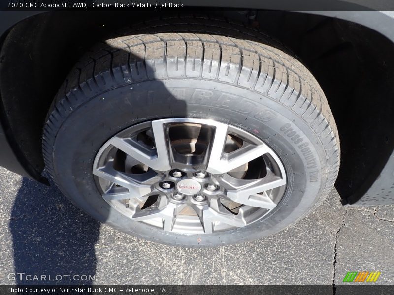 Carbon Black Metallic / Jet Black 2020 GMC Acadia SLE AWD