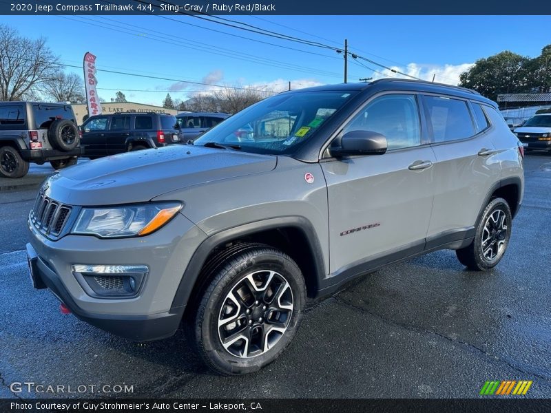 Sting-Gray / Ruby Red/Black 2020 Jeep Compass Trailhawk 4x4
