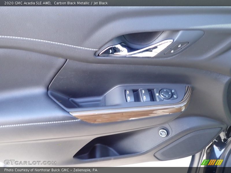 Carbon Black Metallic / Jet Black 2020 GMC Acadia SLE AWD