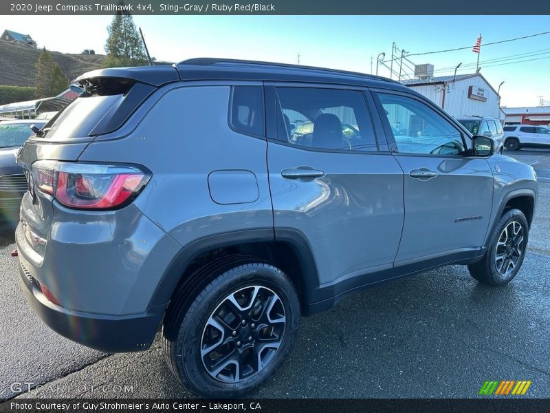 Sting-Gray / Ruby Red/Black 2020 Jeep Compass Trailhawk 4x4