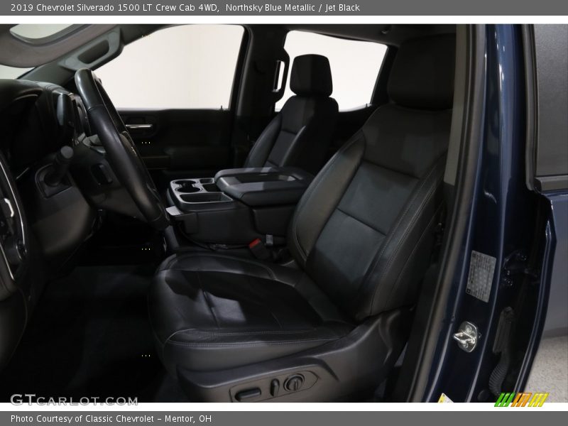 Northsky Blue Metallic / Jet Black 2019 Chevrolet Silverado 1500 LT Crew Cab 4WD