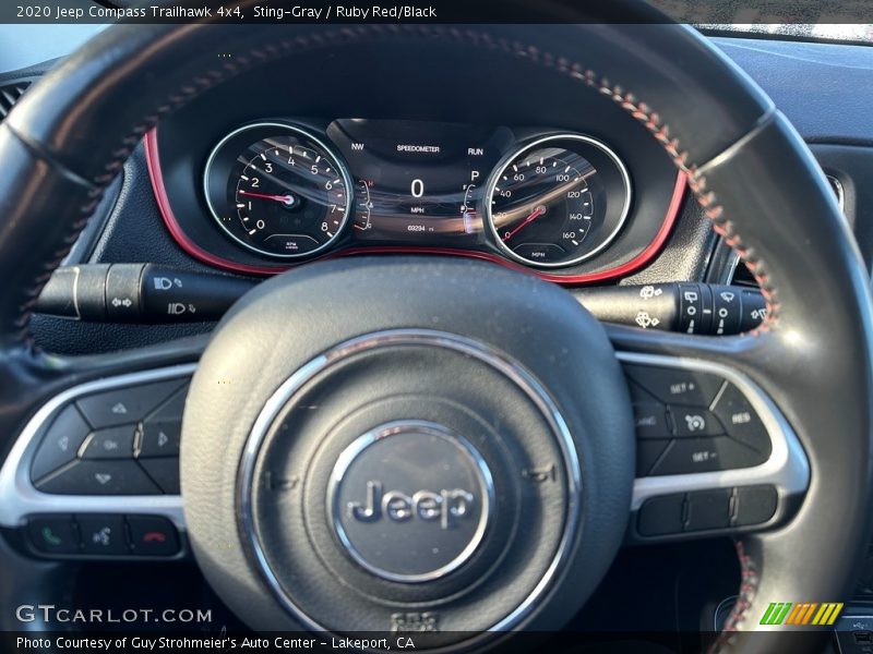 Sting-Gray / Ruby Red/Black 2020 Jeep Compass Trailhawk 4x4