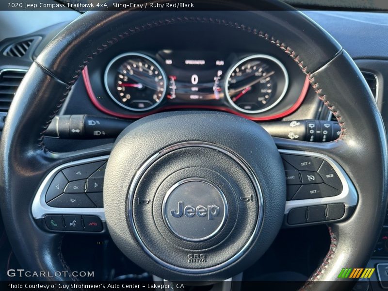 Sting-Gray / Ruby Red/Black 2020 Jeep Compass Trailhawk 4x4