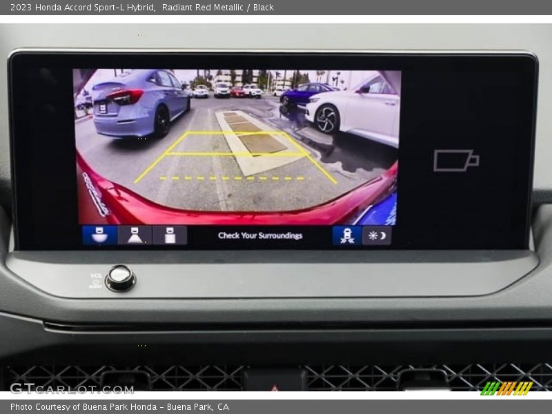 Controls of 2023 Accord Sport-L Hybrid