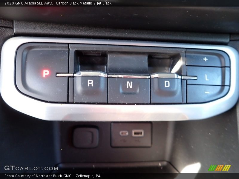 Carbon Black Metallic / Jet Black 2020 GMC Acadia SLE AWD