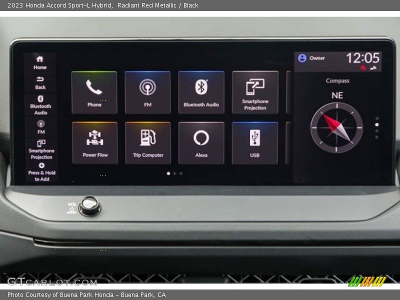Controls of 2023 Accord Sport-L Hybrid
