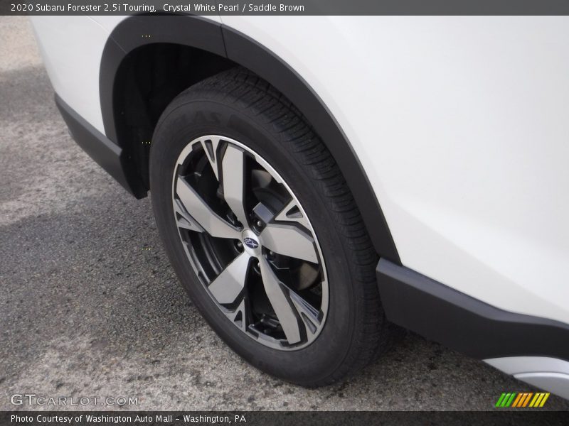 Crystal White Pearl / Saddle Brown 2020 Subaru Forester 2.5i Touring