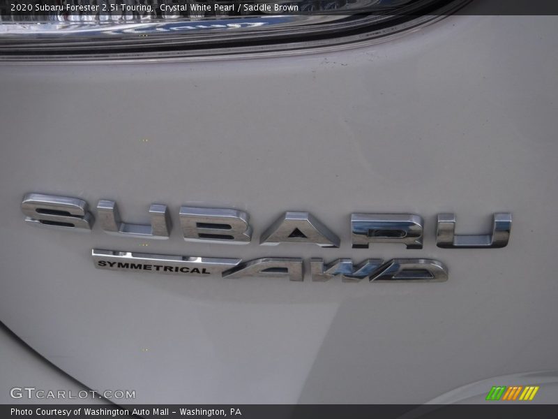 Crystal White Pearl / Saddle Brown 2020 Subaru Forester 2.5i Touring