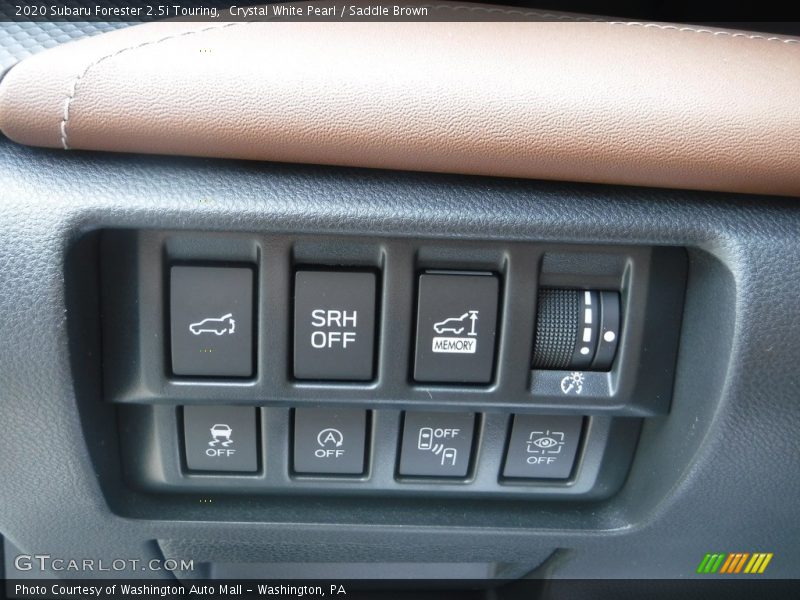 Crystal White Pearl / Saddle Brown 2020 Subaru Forester 2.5i Touring