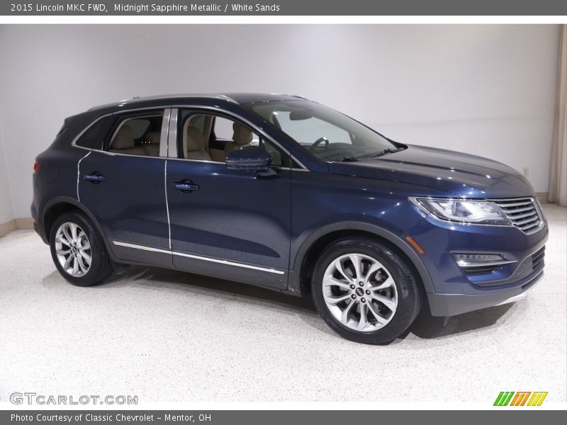 Midnight Sapphire Metallic / White Sands 2015 Lincoln MKC FWD