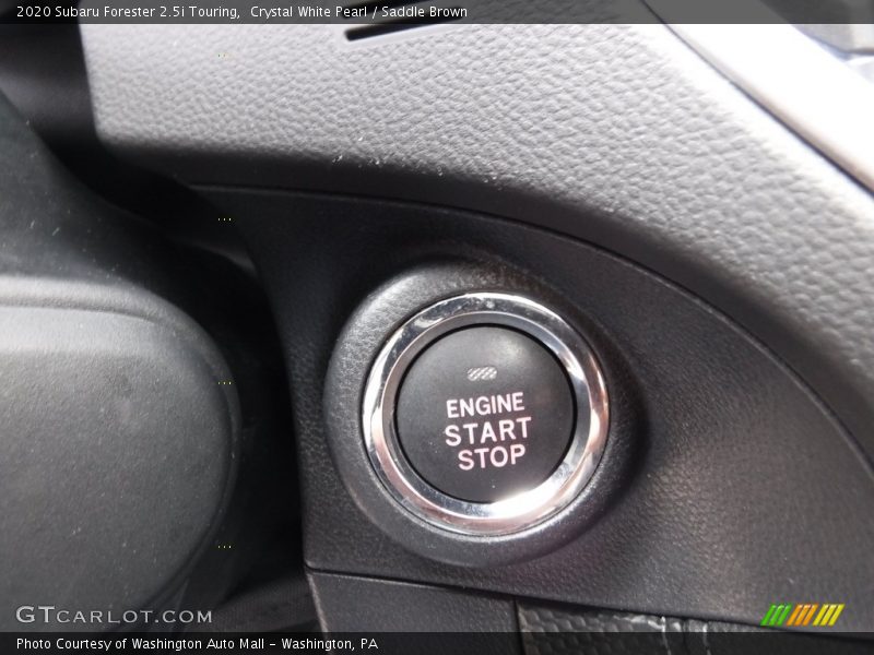 Crystal White Pearl / Saddle Brown 2020 Subaru Forester 2.5i Touring