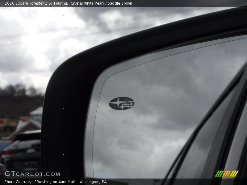 Crystal White Pearl / Saddle Brown 2020 Subaru Forester 2.5i Touring