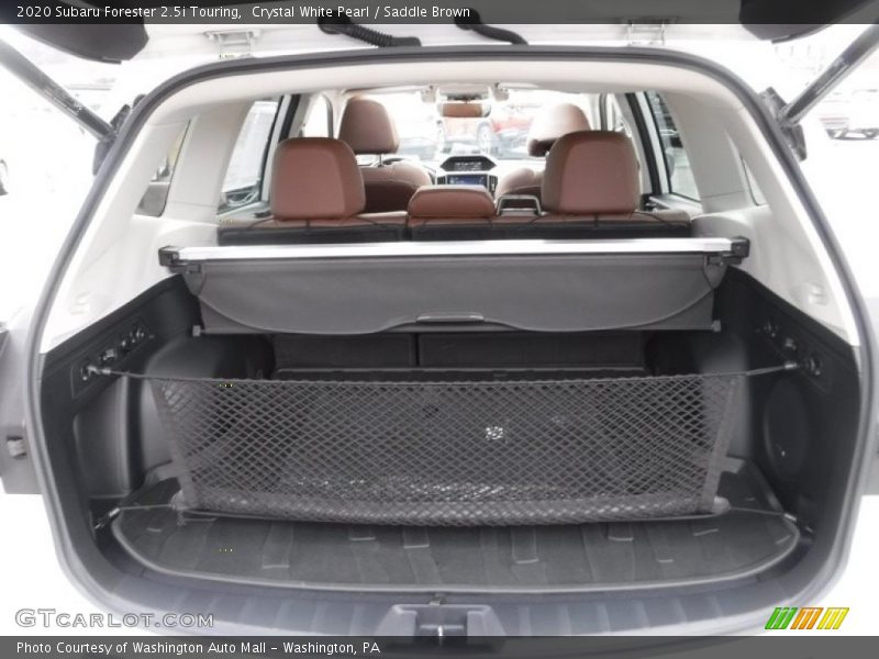 Crystal White Pearl / Saddle Brown 2020 Subaru Forester 2.5i Touring
