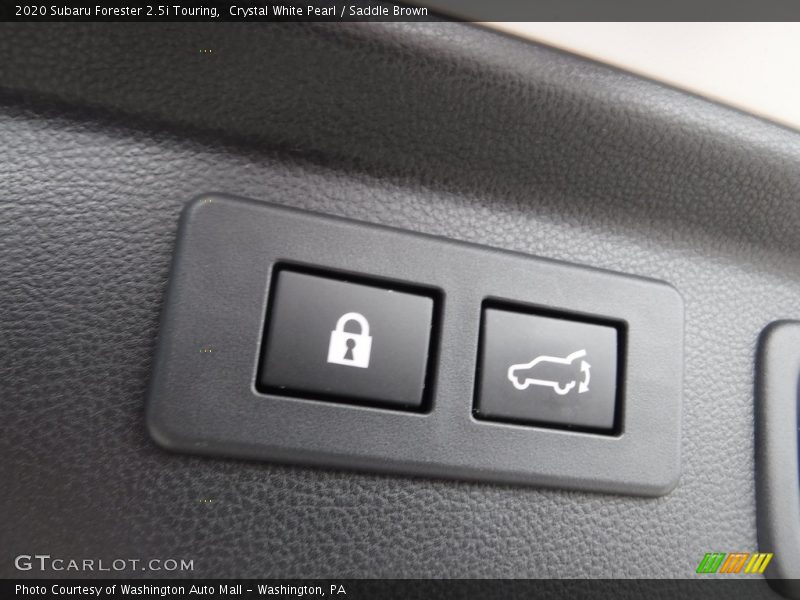 Crystal White Pearl / Saddle Brown 2020 Subaru Forester 2.5i Touring