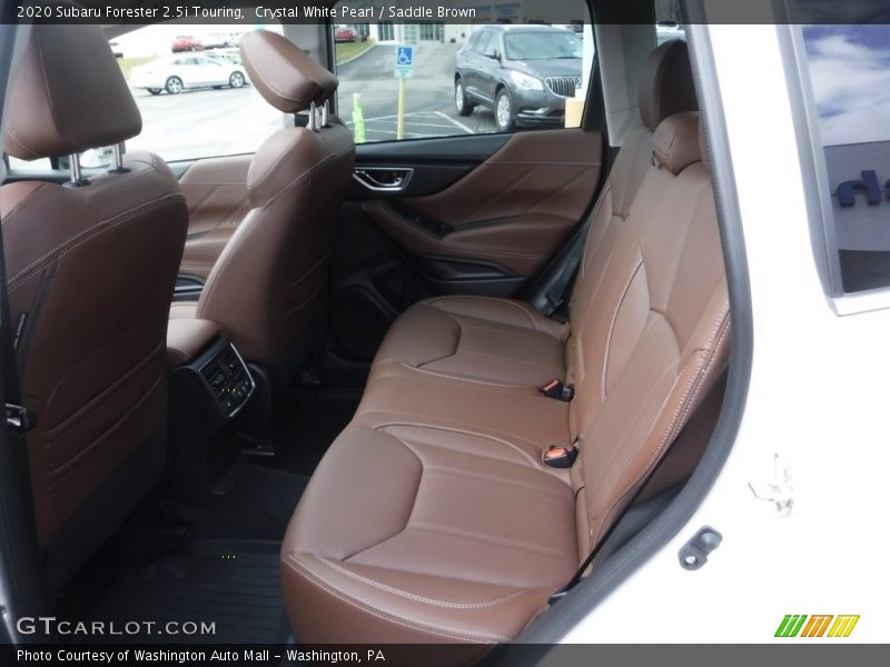Crystal White Pearl / Saddle Brown 2020 Subaru Forester 2.5i Touring