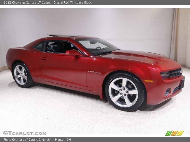 Crystal Red Tintcoat / Black 2012 Chevrolet Camaro LT Coupe