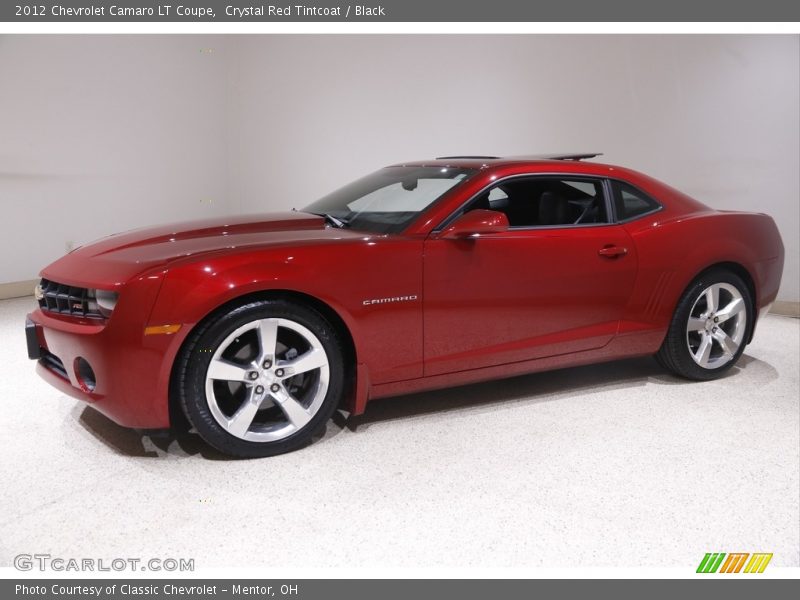 Crystal Red Tintcoat / Black 2012 Chevrolet Camaro LT Coupe