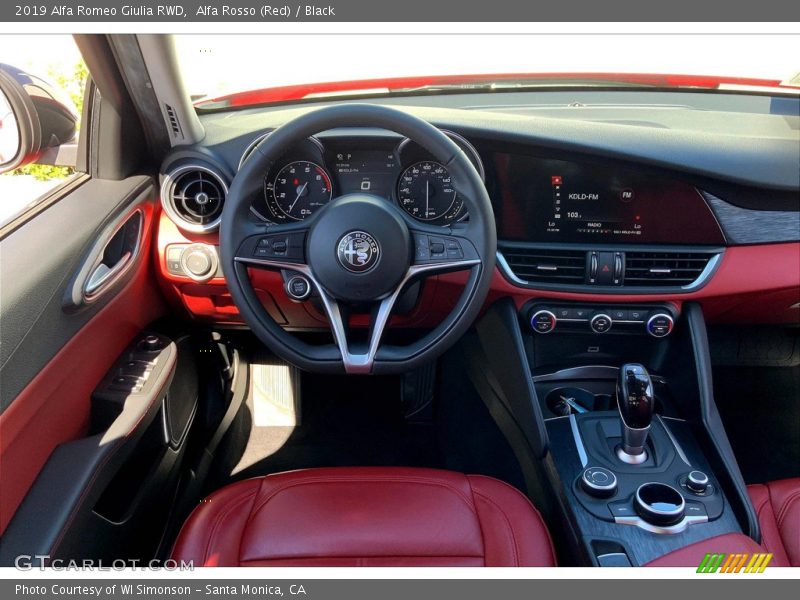 Dashboard of 2019 Giulia RWD