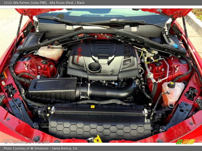  2019 Giulia RWD Engine - 2.0 Liter Turbocharged SOHC 16-Valve VVT 4 Cylinder