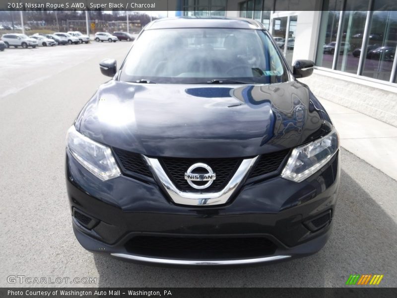 Super Black / Charcoal 2015 Nissan Rogue S AWD