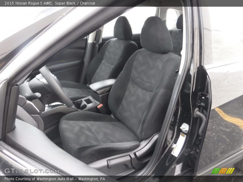 Super Black / Charcoal 2015 Nissan Rogue S AWD