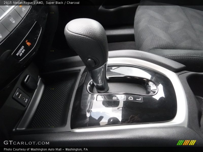Super Black / Charcoal 2015 Nissan Rogue S AWD