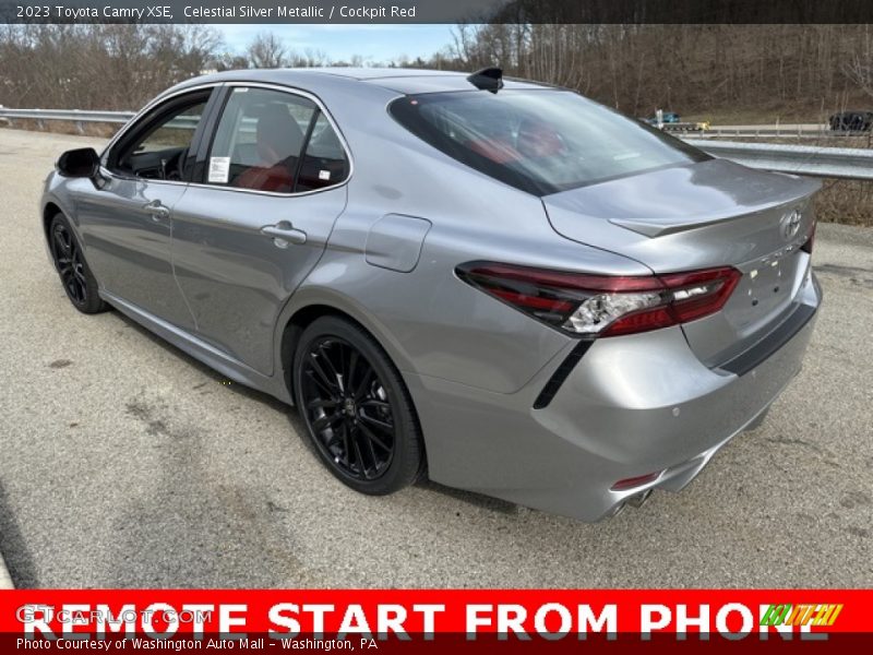 Celestial Silver Metallic / Cockpit Red 2023 Toyota Camry XSE