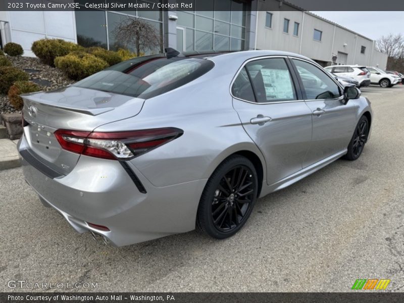 Celestial Silver Metallic / Cockpit Red 2023 Toyota Camry XSE