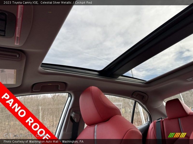 Sunroof of 2023 Camry XSE