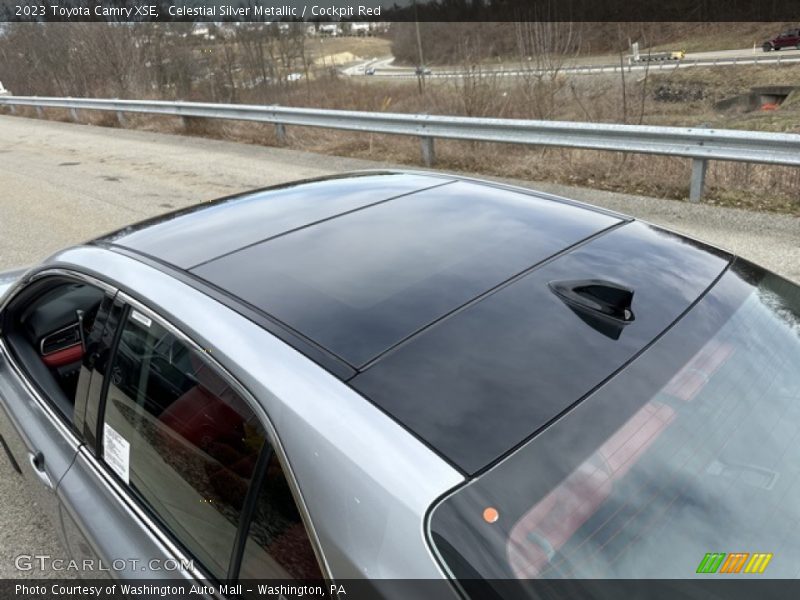 Celestial Silver Metallic / Cockpit Red 2023 Toyota Camry XSE