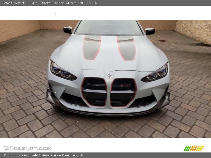 Frozen Brooklyn Gray Metallic / Black 2023 BMW M4 Coupe