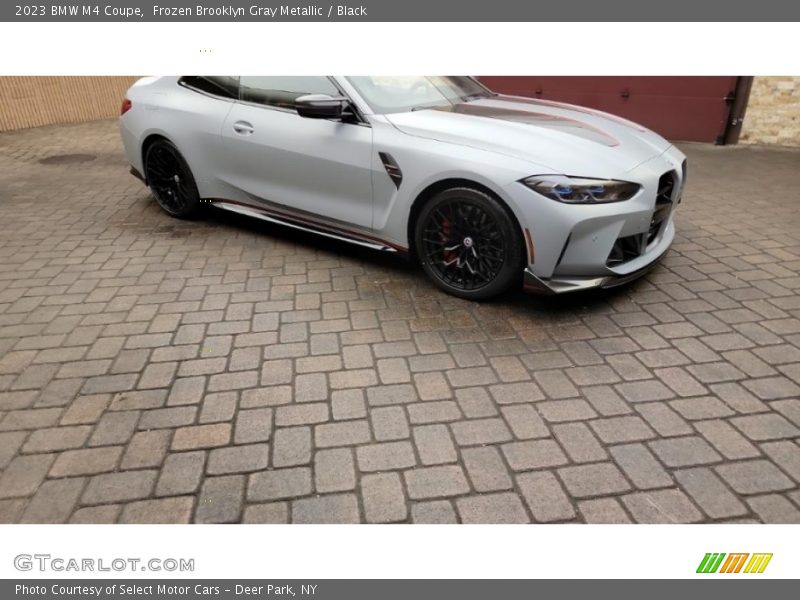 Frozen Brooklyn Gray Metallic / Black 2023 BMW M4 Coupe