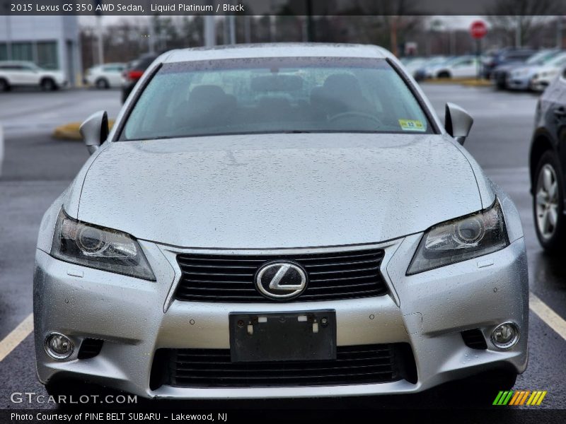 Liquid Platinum / Black 2015 Lexus GS 350 AWD Sedan