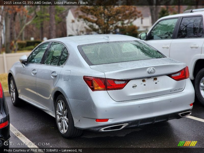 Liquid Platinum / Black 2015 Lexus GS 350 AWD Sedan