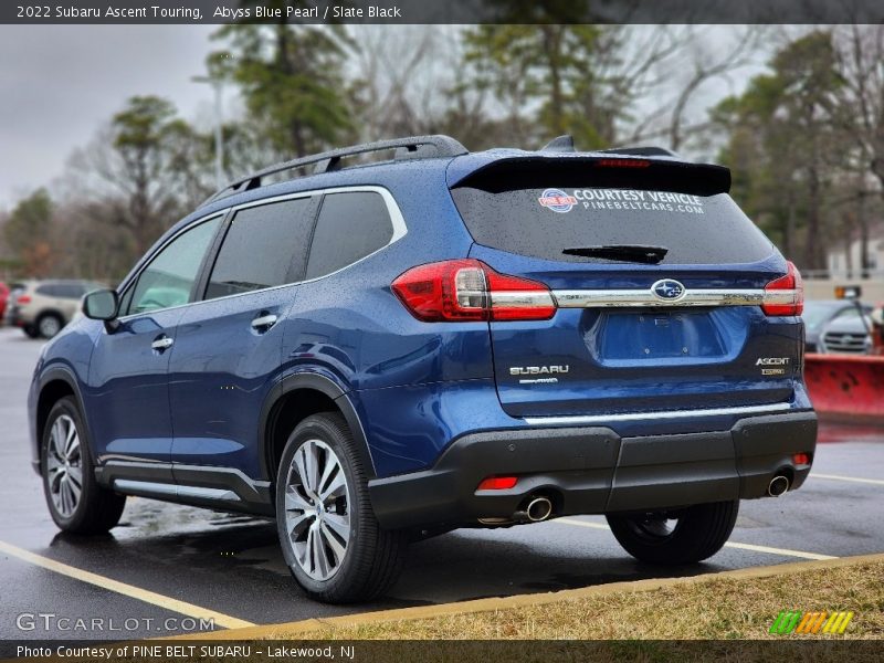 Abyss Blue Pearl / Slate Black 2022 Subaru Ascent Touring