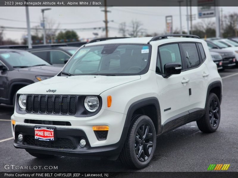 Alpine White / Black 2023 Jeep Renegade Altitude 4x4