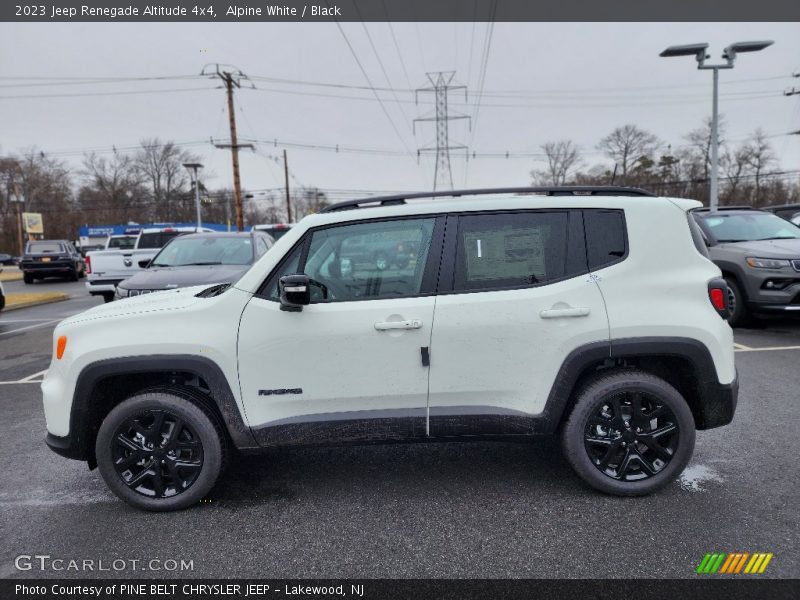 Alpine White / Black 2023 Jeep Renegade Altitude 4x4