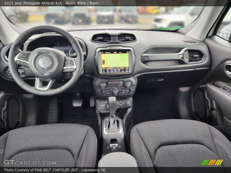 Alpine White / Black 2023 Jeep Renegade Altitude 4x4