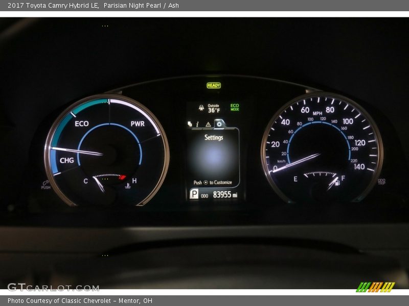 Parisian Night Pearl / Ash 2017 Toyota Camry Hybrid LE