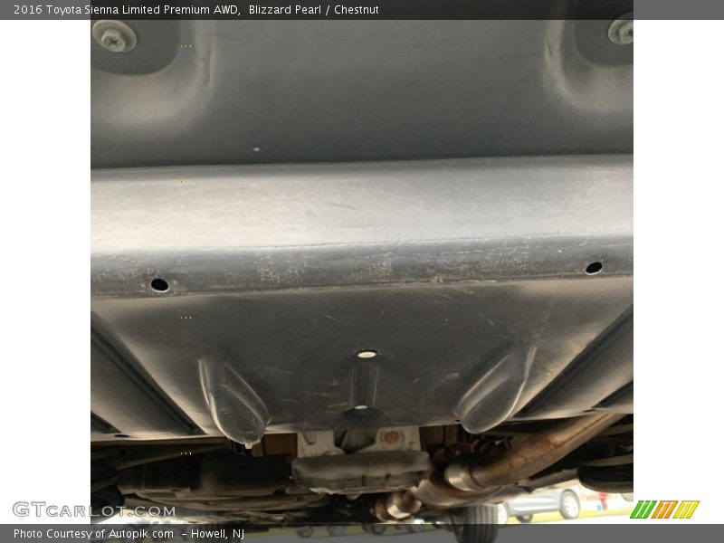 Blizzard Pearl / Chestnut 2016 Toyota Sienna Limited Premium AWD
