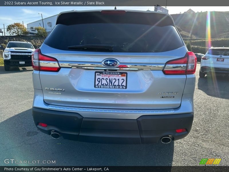 Ice Silver Metallic / Slate Black 2022 Subaru Ascent Touring
