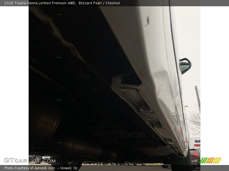 Blizzard Pearl / Chestnut 2016 Toyota Sienna Limited Premium AWD