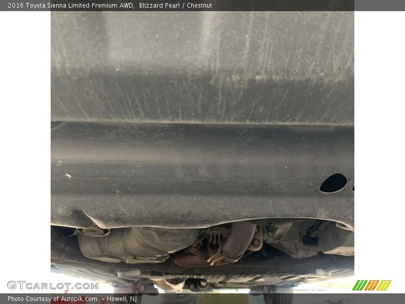 Blizzard Pearl / Chestnut 2016 Toyota Sienna Limited Premium AWD