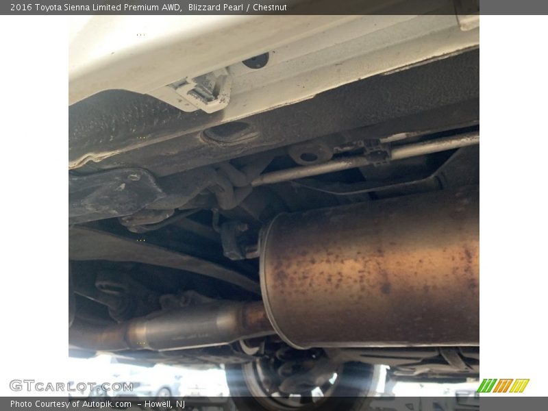 Blizzard Pearl / Chestnut 2016 Toyota Sienna Limited Premium AWD
