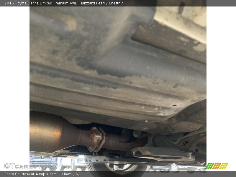 Blizzard Pearl / Chestnut 2016 Toyota Sienna Limited Premium AWD