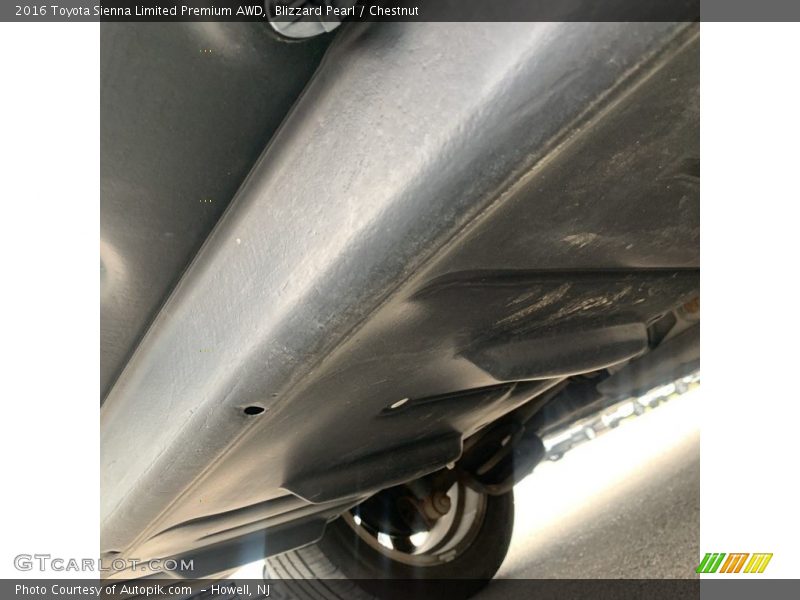Blizzard Pearl / Chestnut 2016 Toyota Sienna Limited Premium AWD