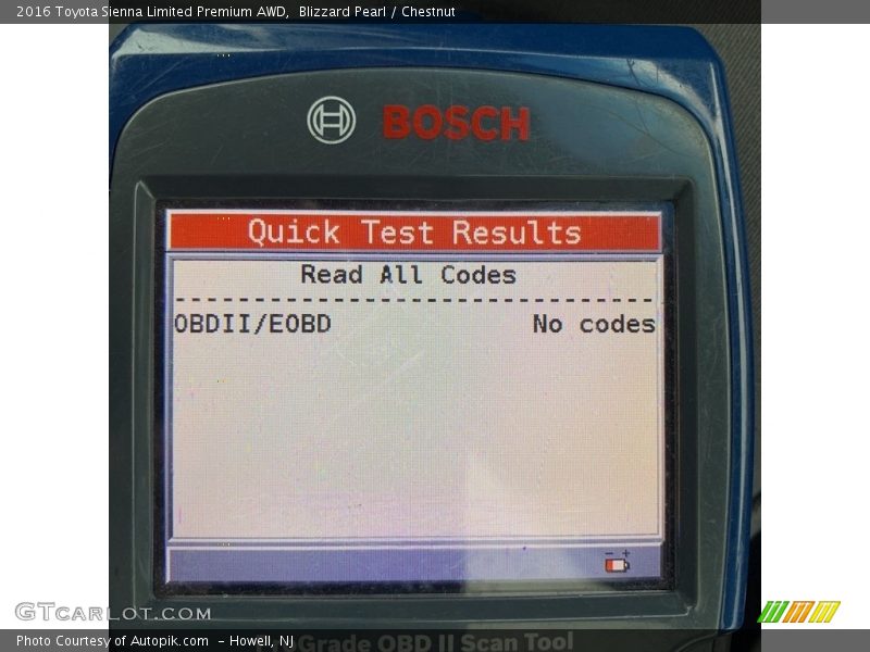 Blizzard Pearl / Chestnut 2016 Toyota Sienna Limited Premium AWD