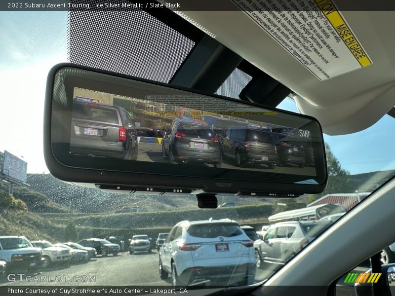 Ice Silver Metallic / Slate Black 2022 Subaru Ascent Touring