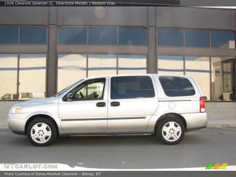 Silverstone Metallic / Medium Gray 2008 Chevrolet Uplander LS