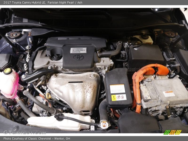 Parisian Night Pearl / Ash 2017 Toyota Camry Hybrid LE